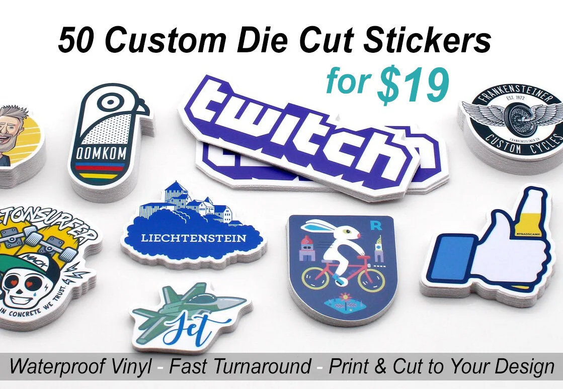 300x Custom Die-Cut Stickers | 3" - Image 4