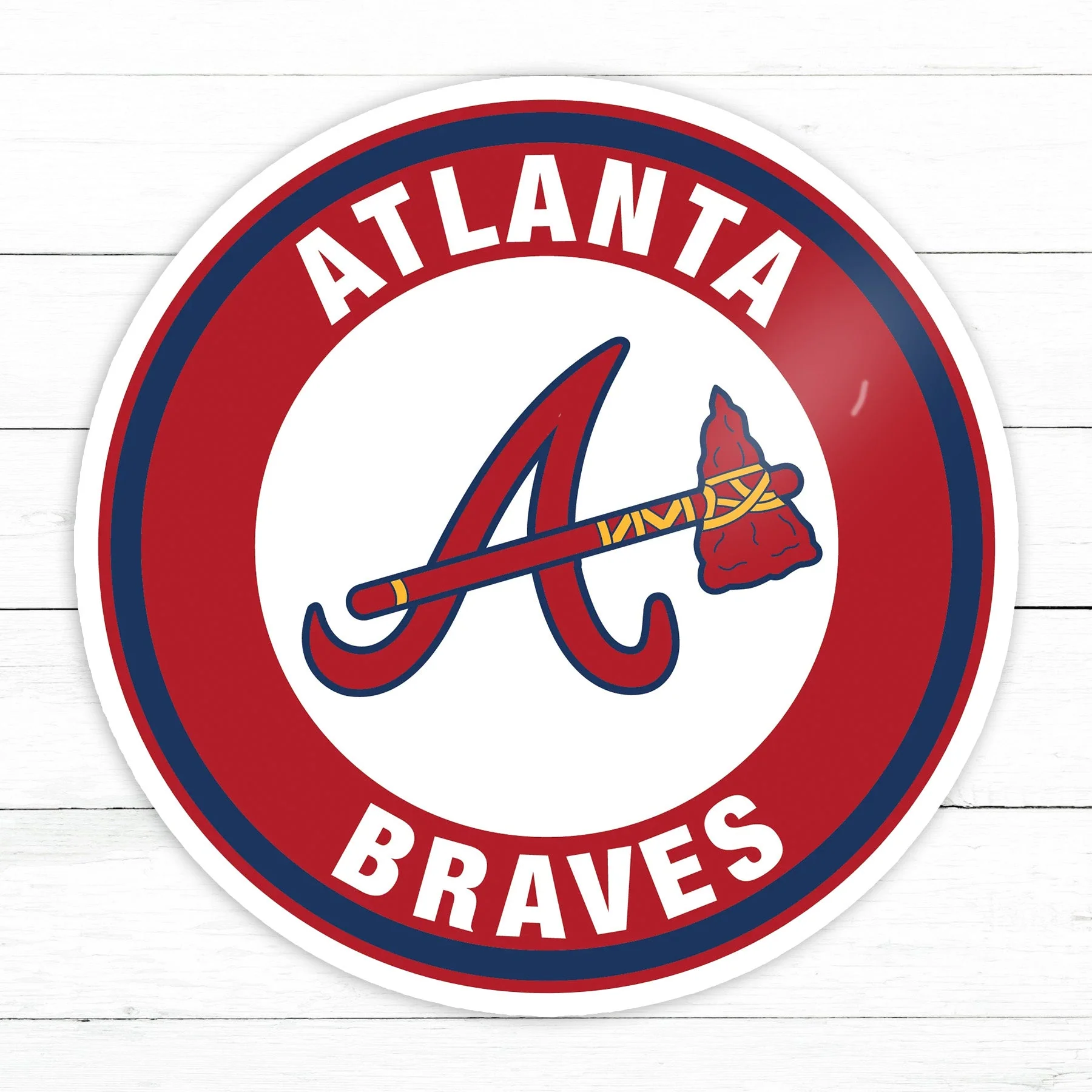 Atlanta Braves Sticker | Waterproof Vinyl Decal | 3in