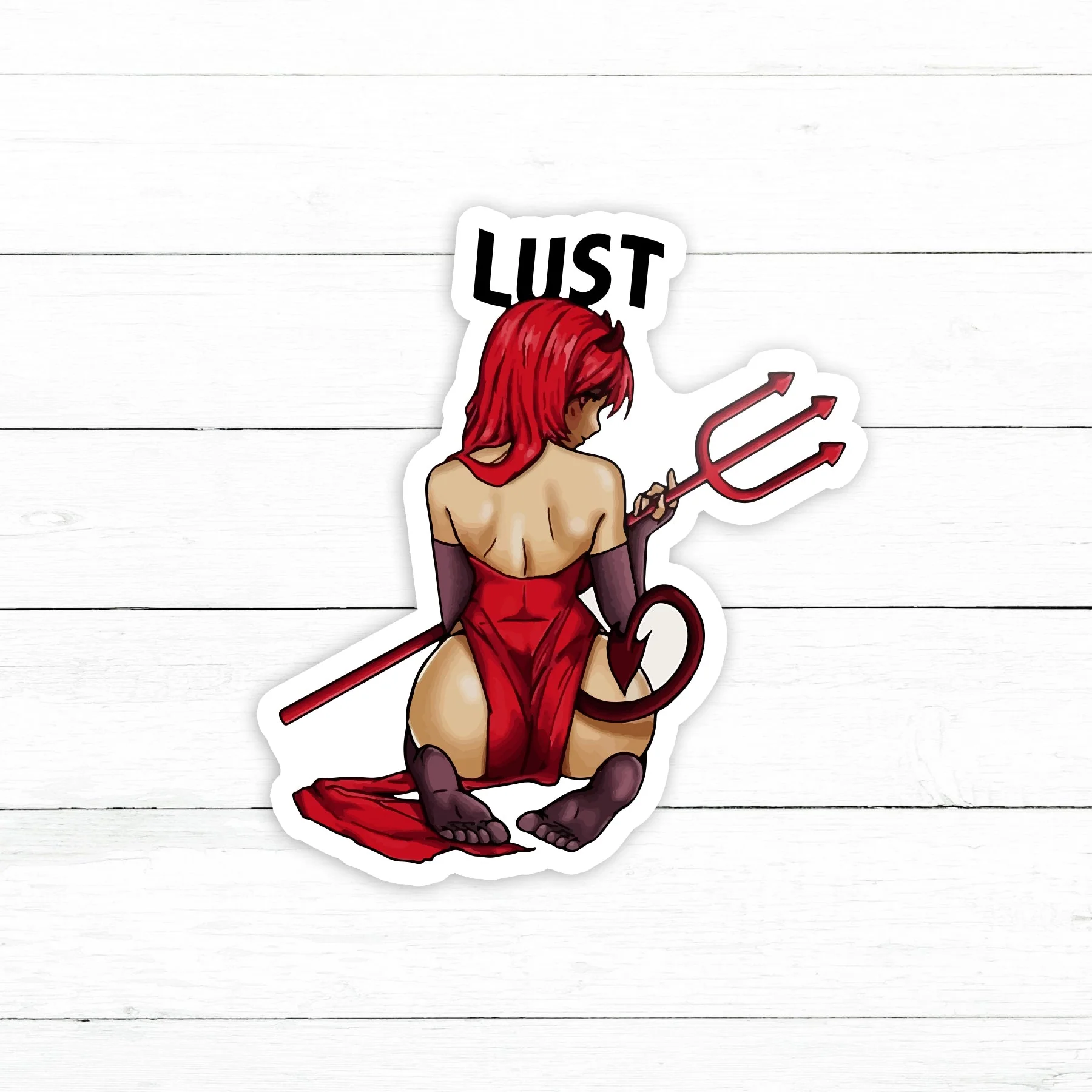 Broken Promises Anime Sticker | Waterproof Vinyl Decal | 3in