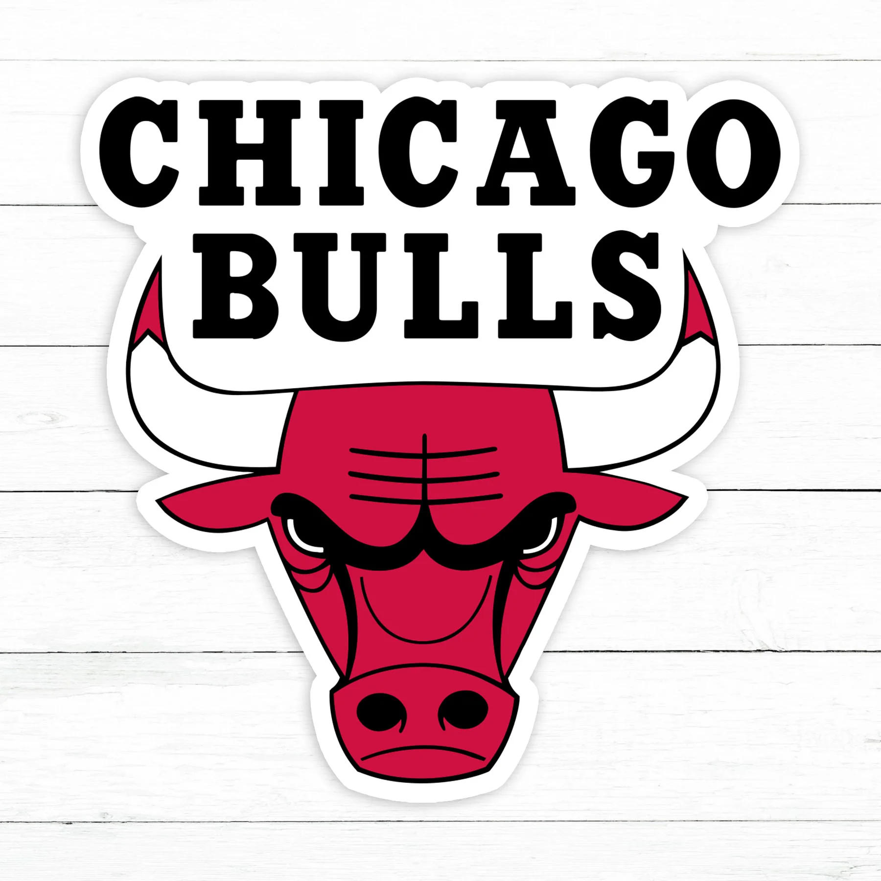 Chicago Bulls Sticker | Waterproof Vinyl Decal | 3in
