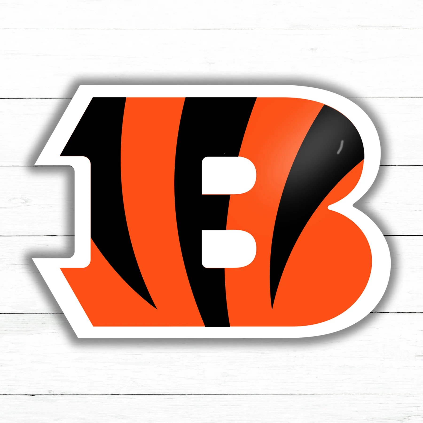 Cincinnati Bengals Sticker | Waterproof Vinyl Decal | 3in