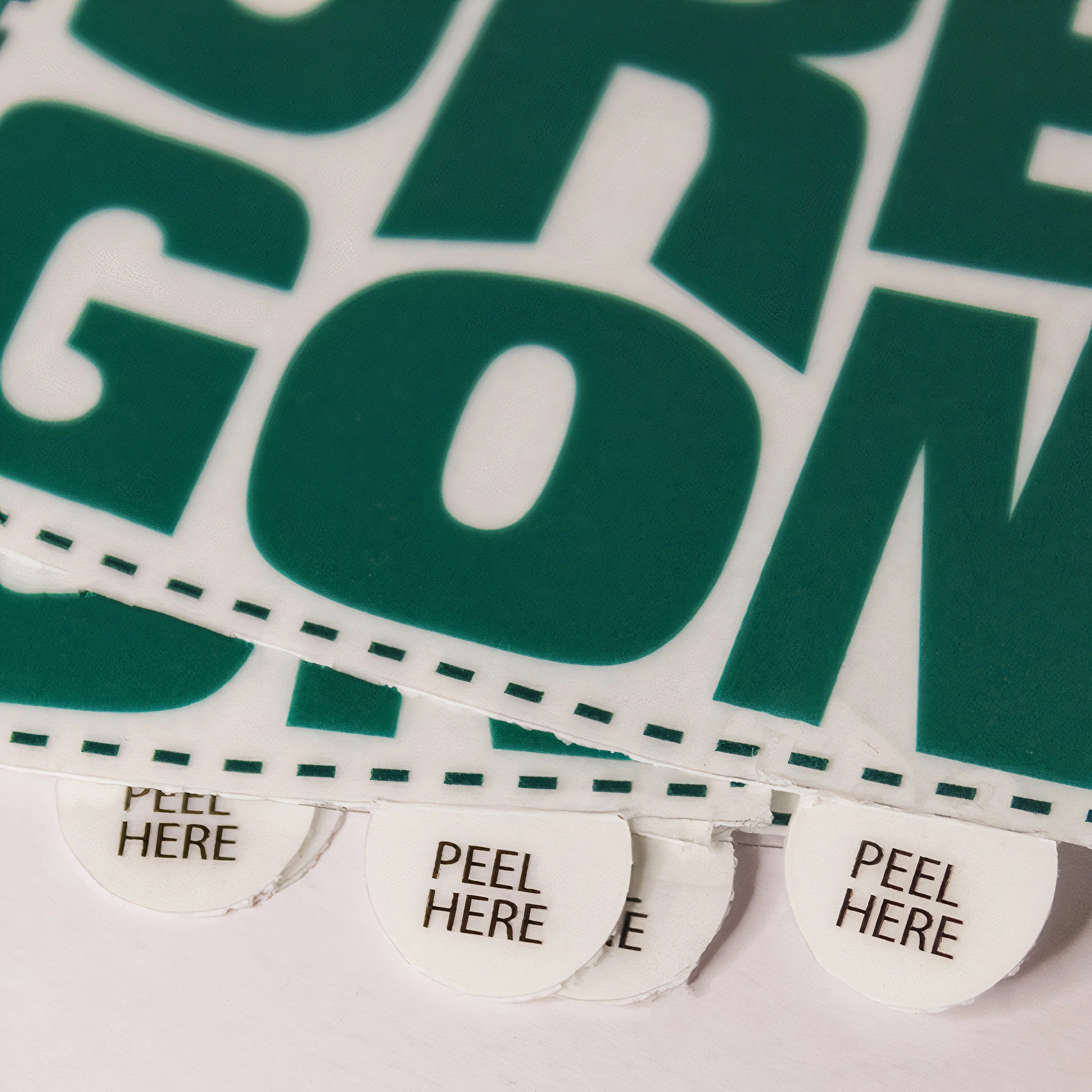 Transparent Stickers | Quick Peel Tab - Image 3