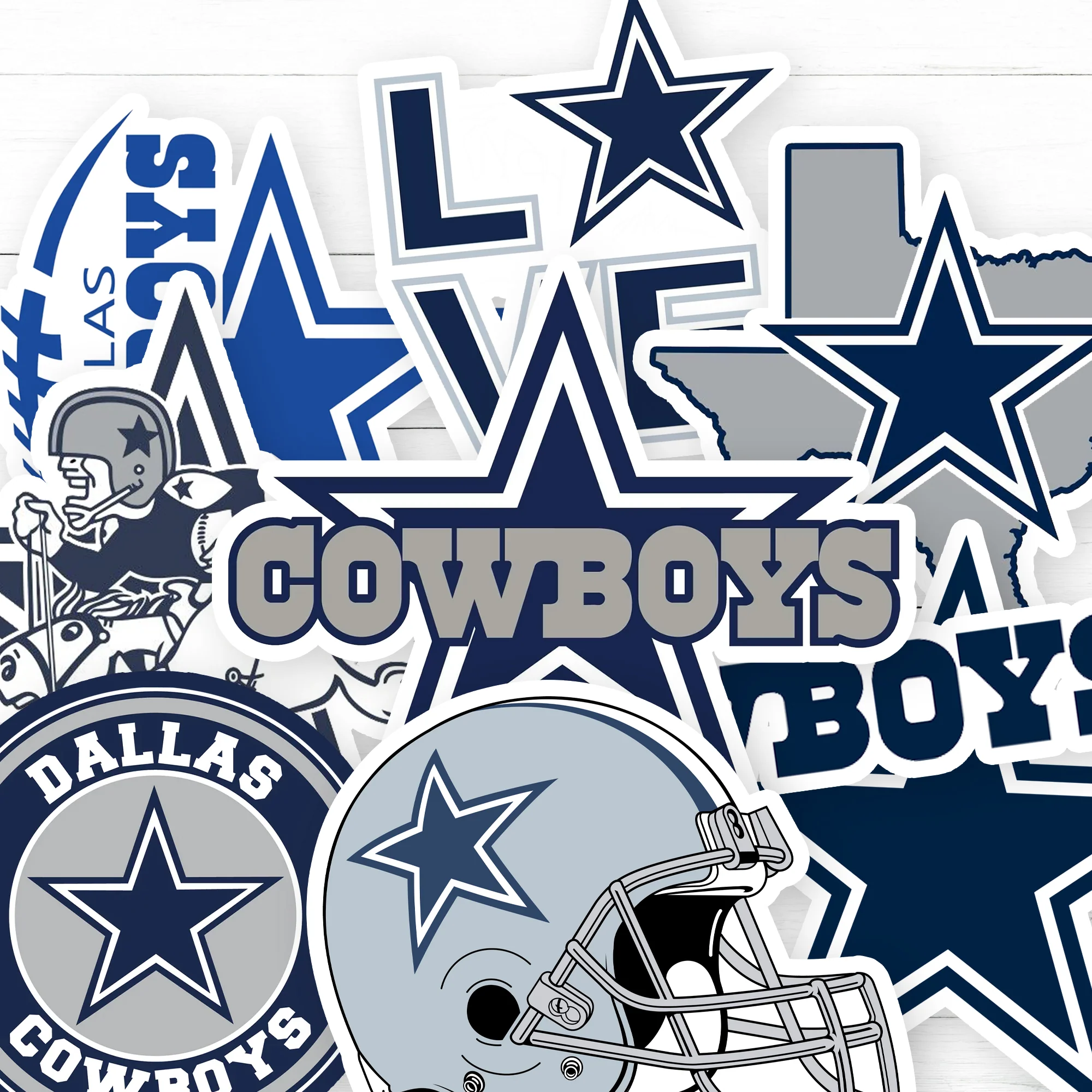 Dallas Cowboys Stickers | Choose Your Design