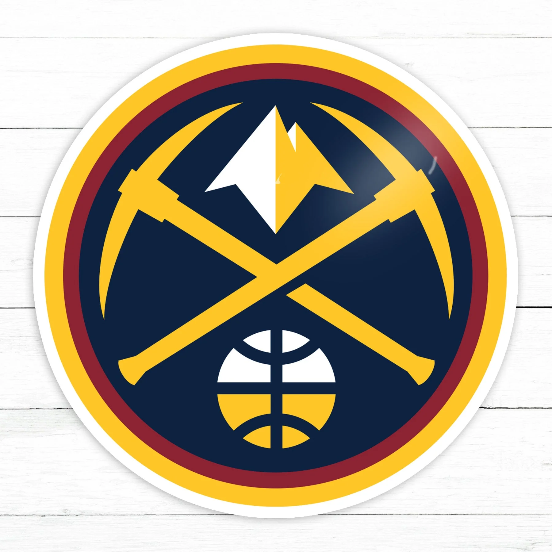 Denver Nuggets Sticker | Waterproof Vinyl Decal | 3in