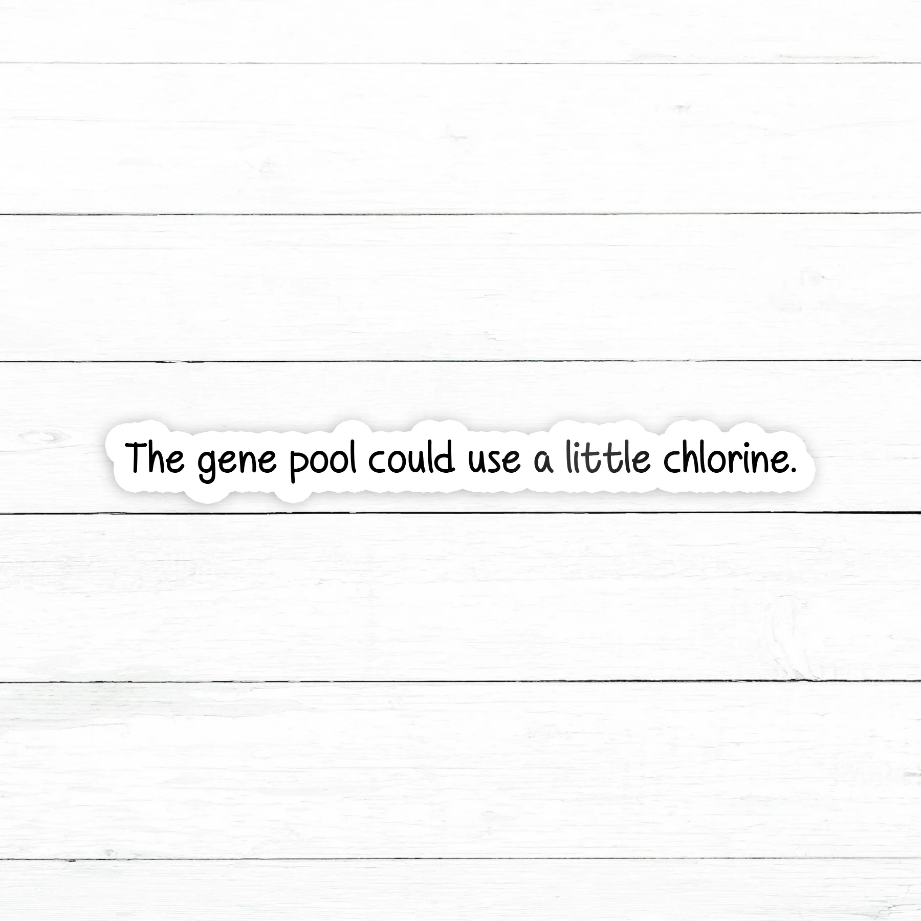 Gene Pool Sticker | Waterproof Vinyl Decal | 3in