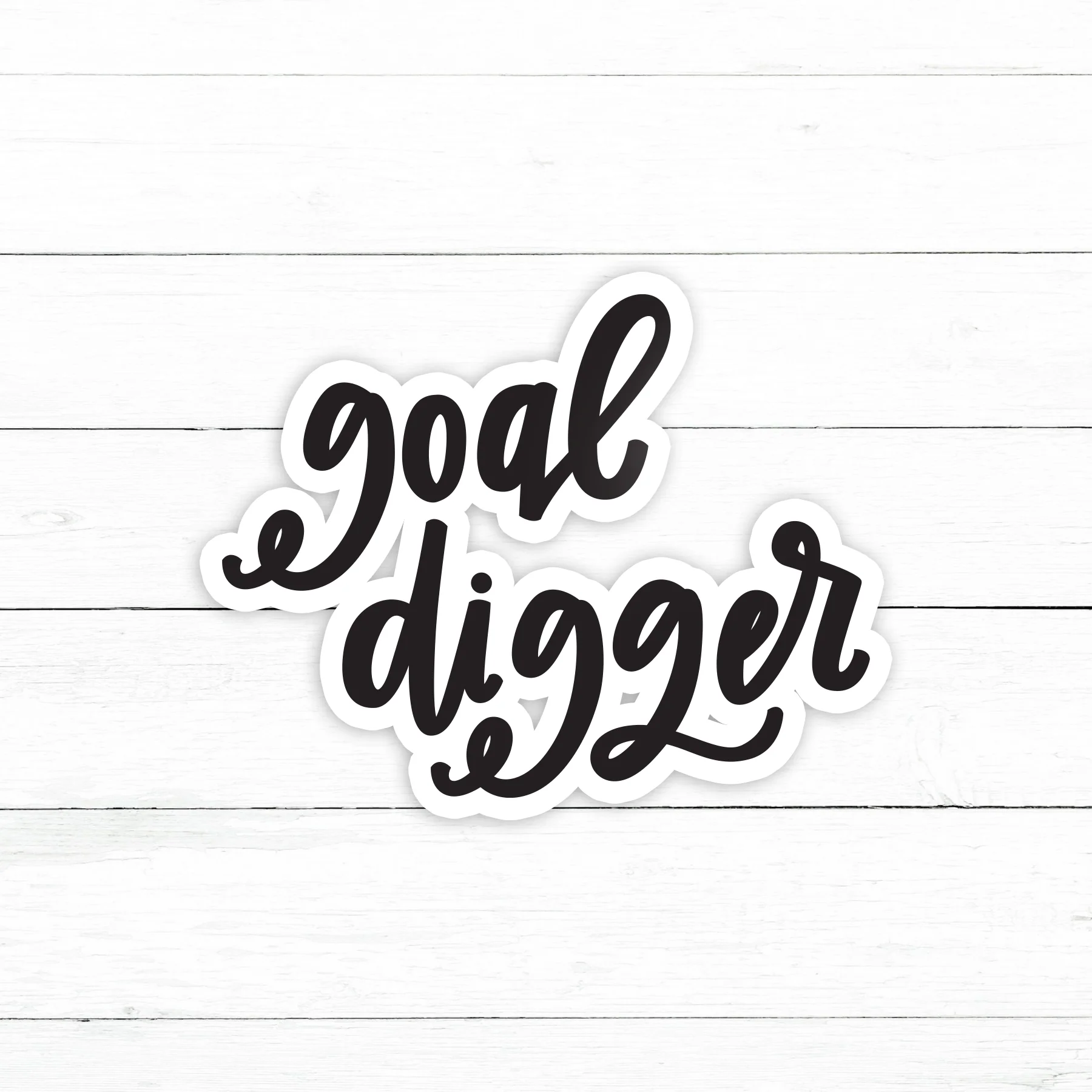 Goal Digger Sticker Decal | Waterproof Vinyl | 3in