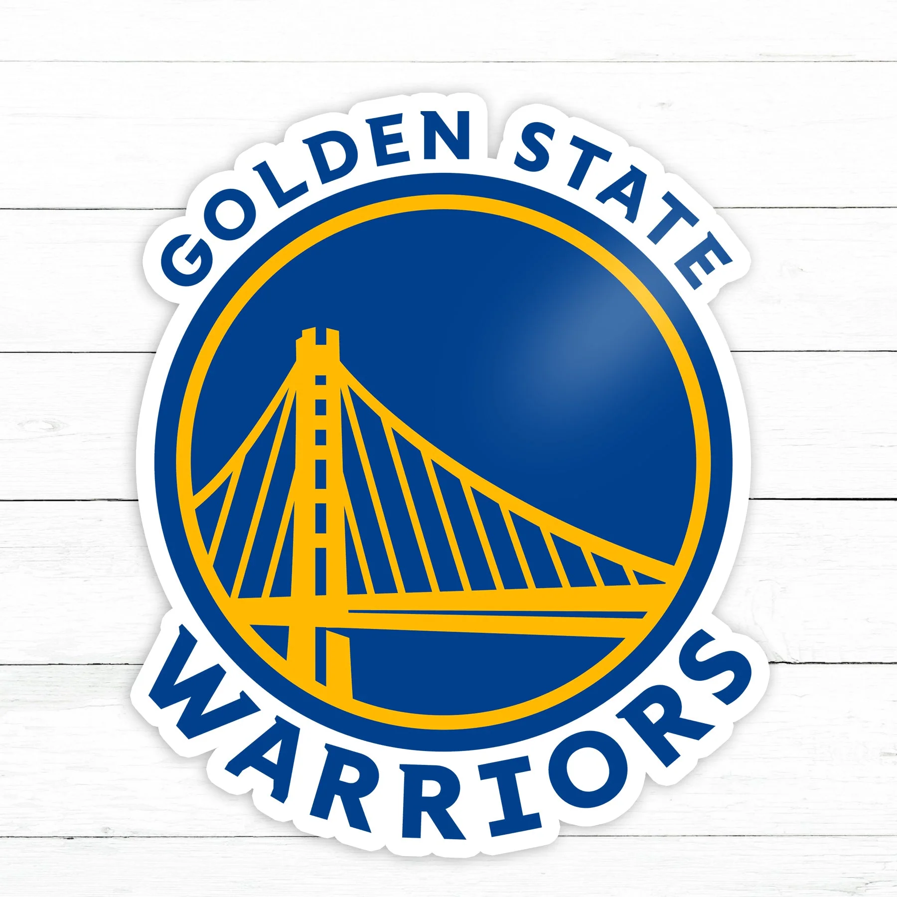 Golden State Warriors Sticker | Waterproof Vinyl Decal | 3in