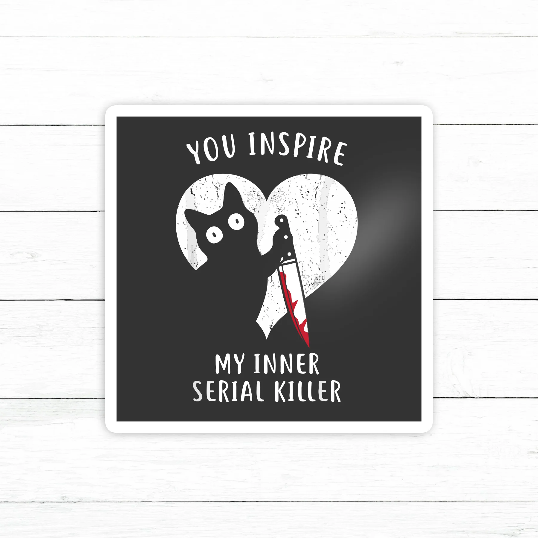 Inner Serial Killer Sticker | Waterproof Vinyl Decal | 3in