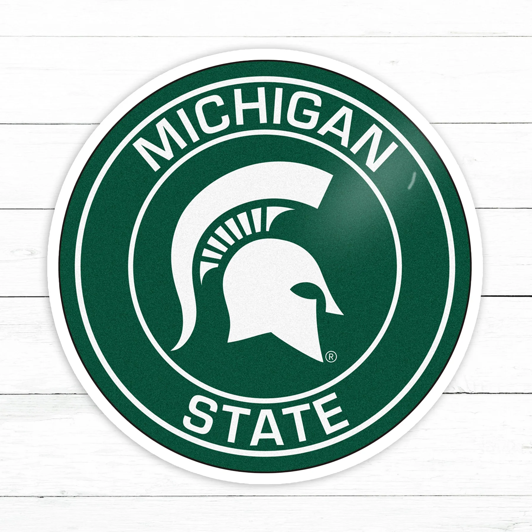 Michigan State University Sticker | Waterproof Vinyl Decal | 3in