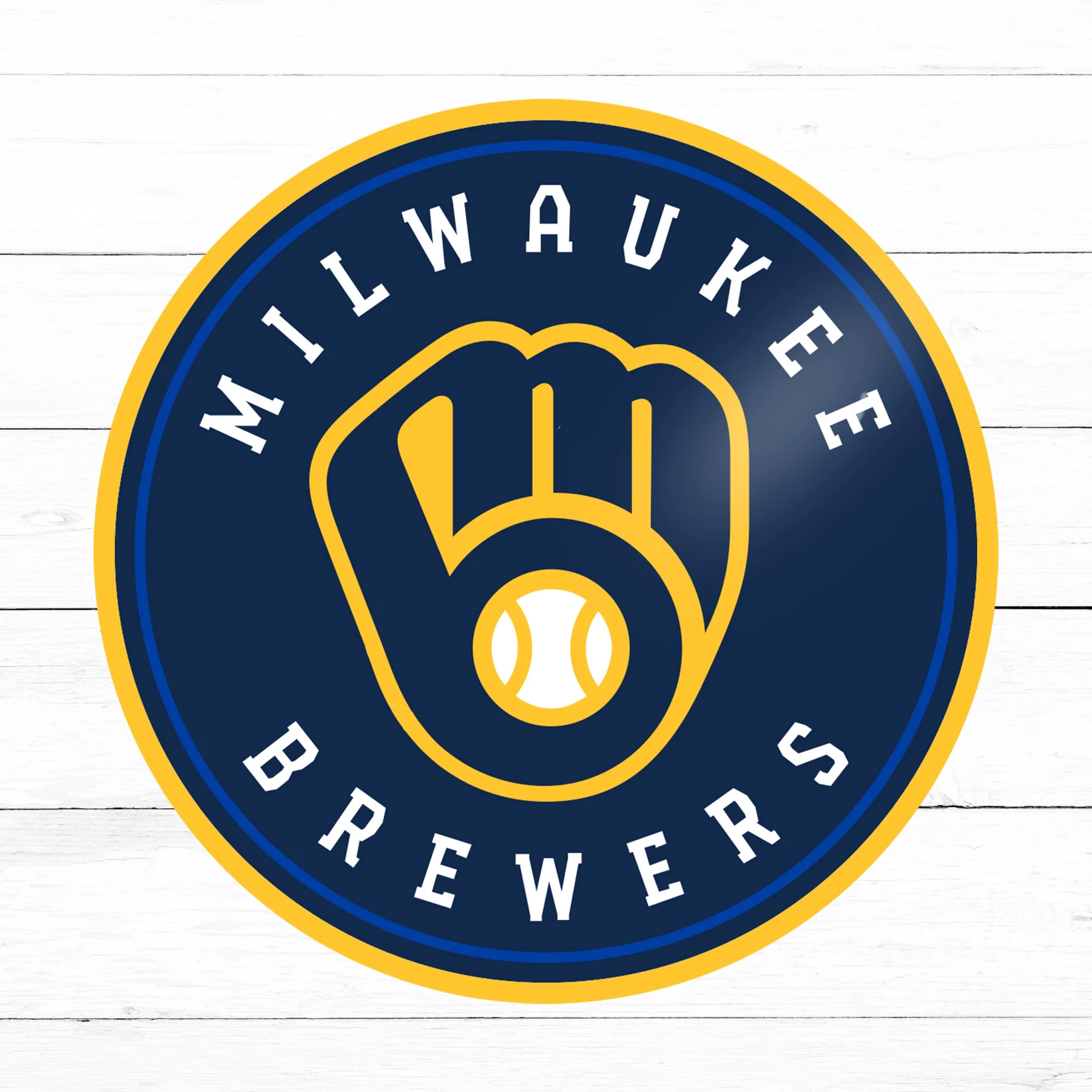Milwaukee Brewers Sticker | Waterproof Vinyl Decal | 3in