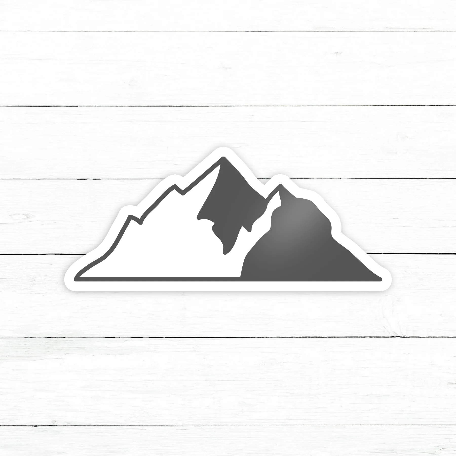 Mountain Sticker | Waterproof Vinyl Decal | 3in