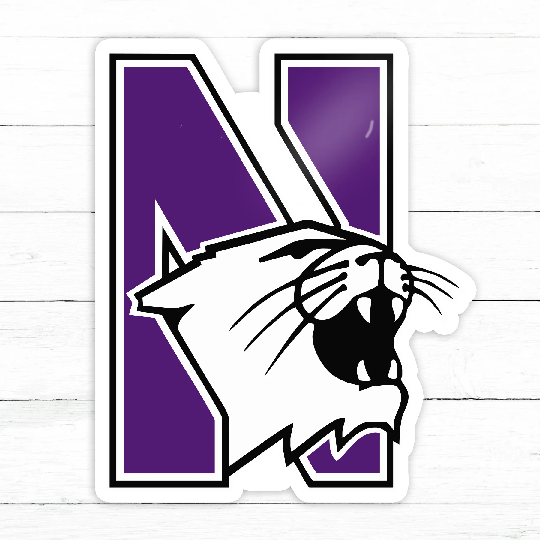 Northwestern University Sticker | Waterproof Vinyl Decal | 3in