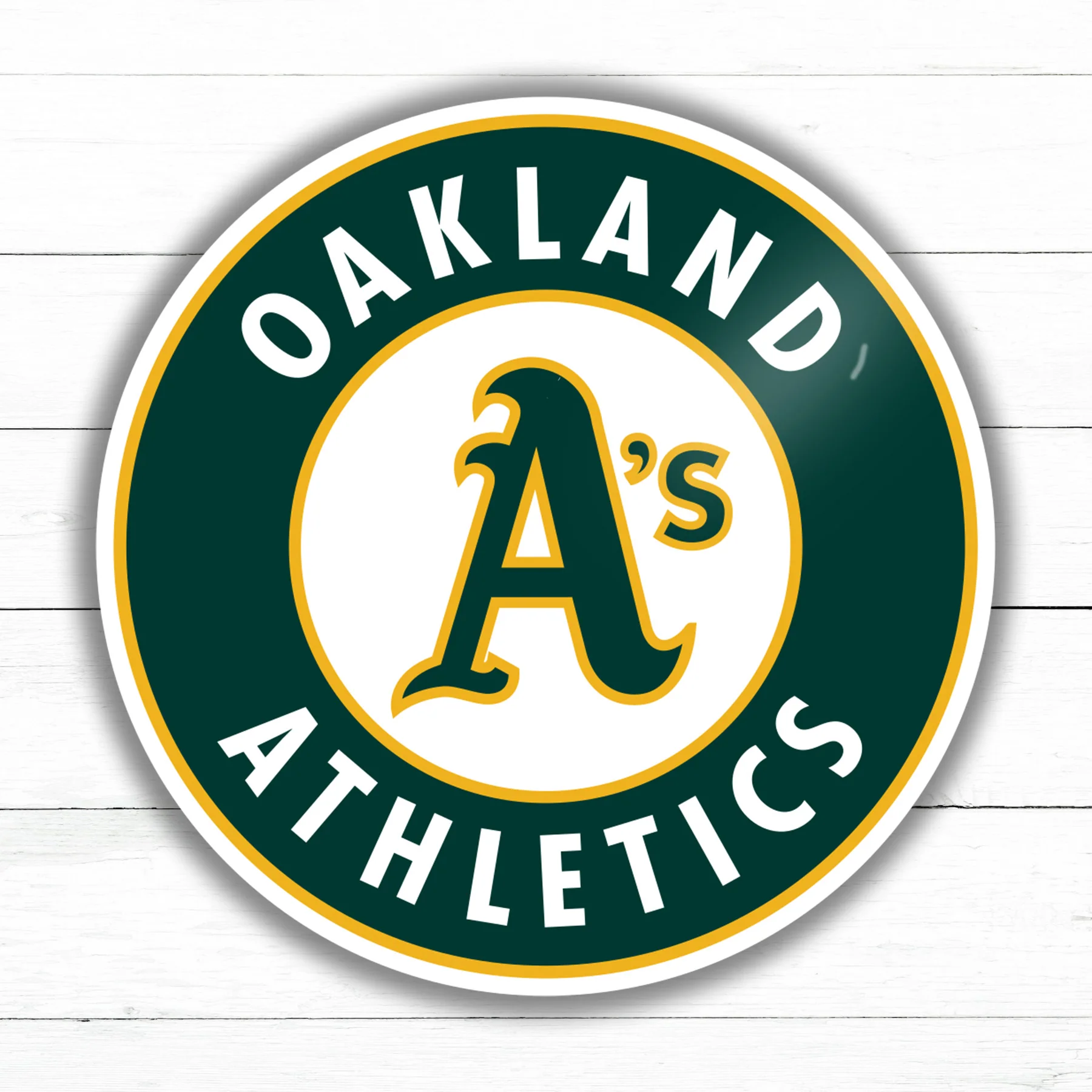 Oakland Athletics Sticker | Waterproof Vinyl Decal | 3in