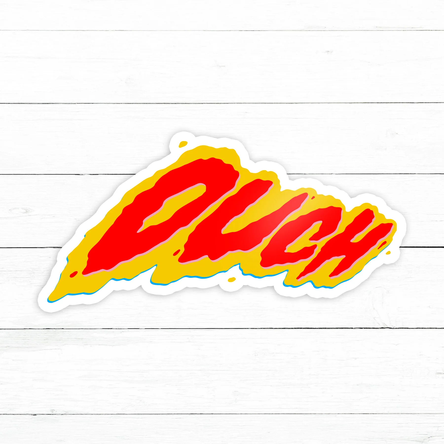 Ouch Sticker | Waterproof Vinyl Decal | 3in
