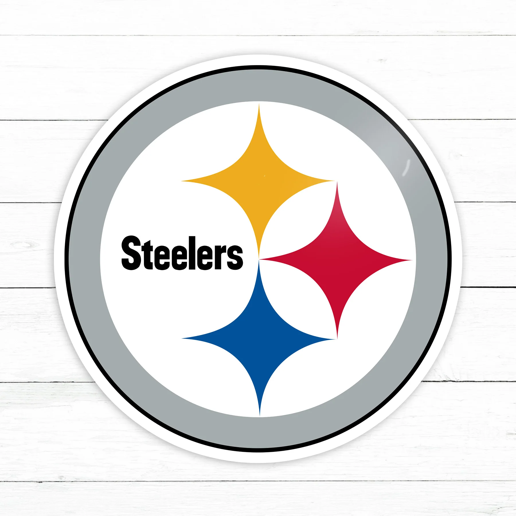 Pittsburgh Steelers Sticker | Waterproof Vinyl Decal | 3in
