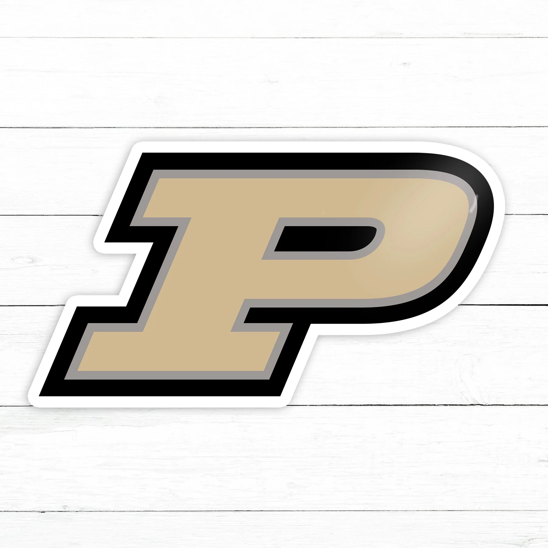 Purdue University Sticker | Waterproof Vinyl Decal | 3in
