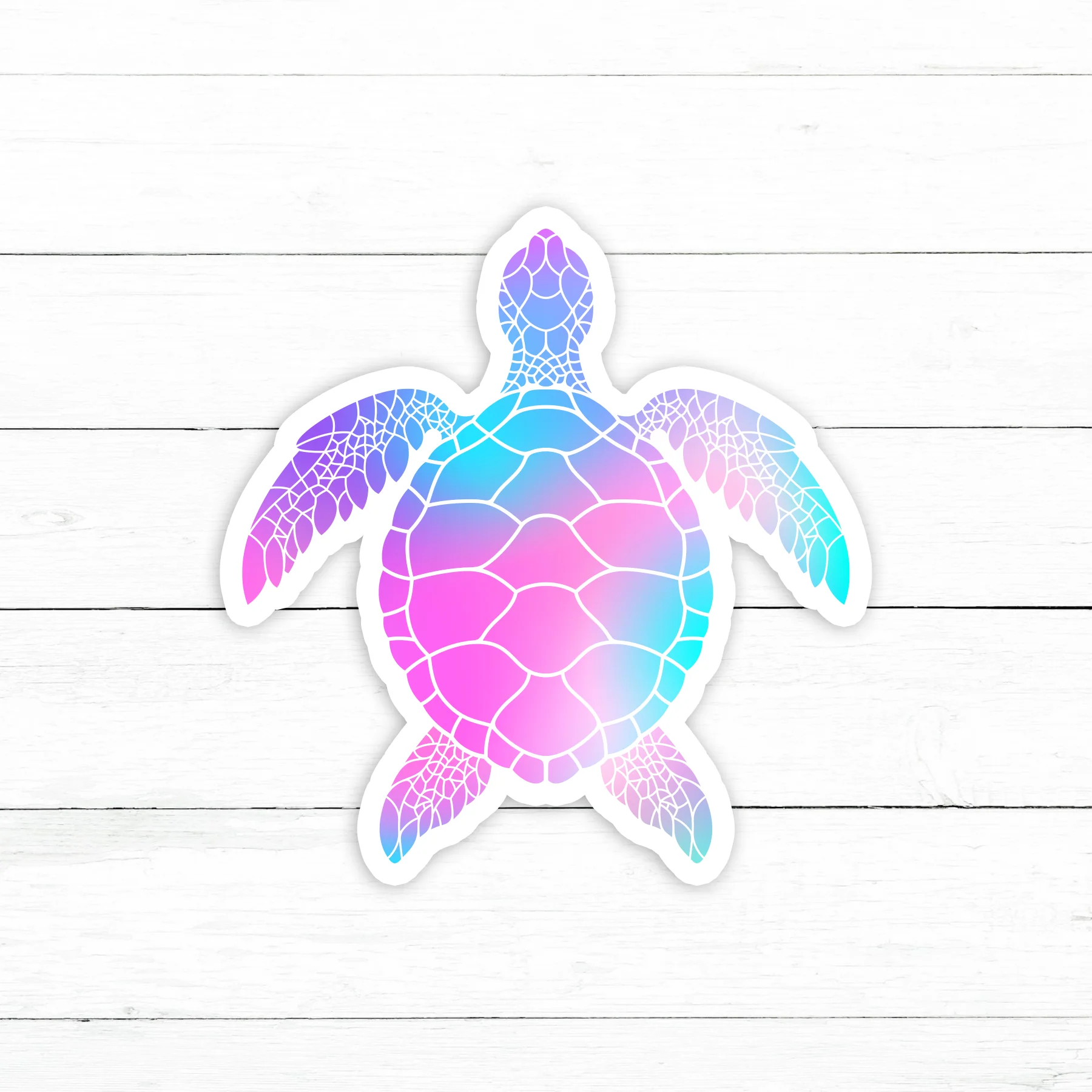 Sea Turtle Sticker | Waterproof Vinyl Decal | 3in