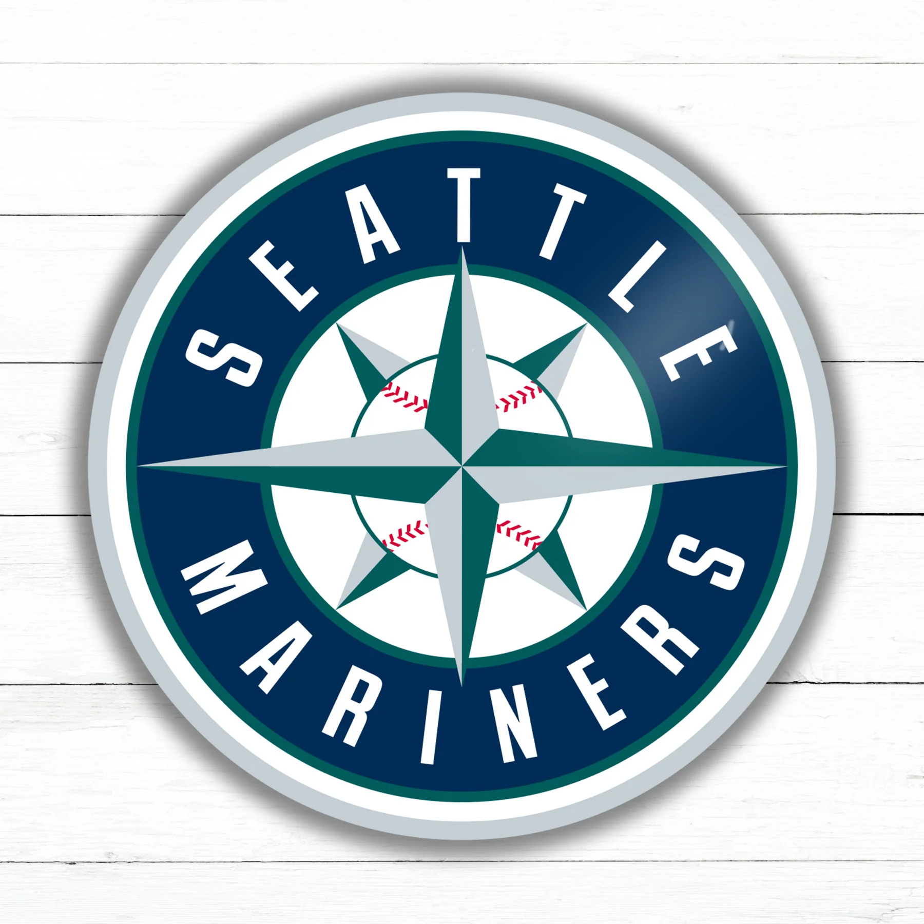 Seattle Mariners Sticker | Waterproof Vinyl Decal | 3in