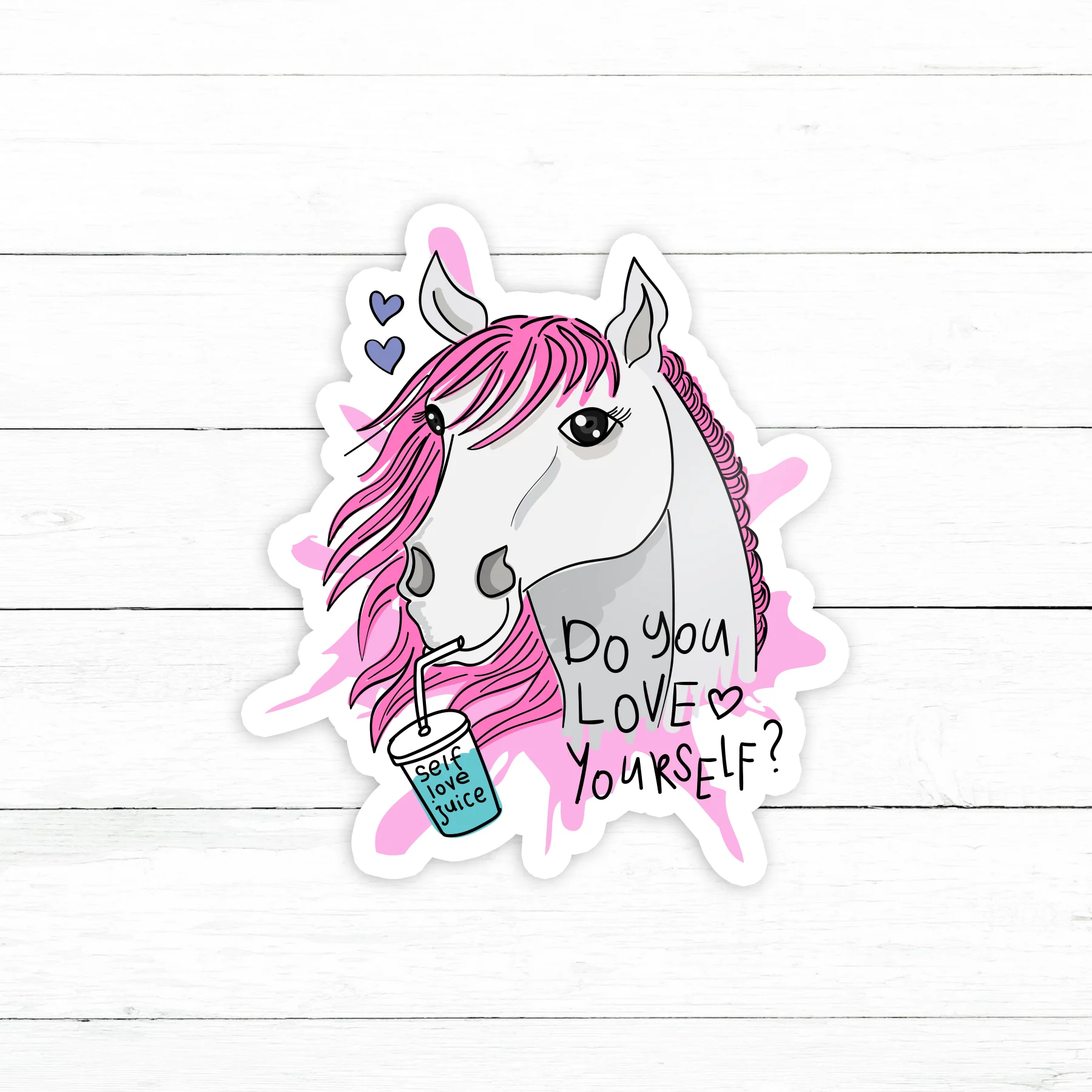 Self Love Sticker | Waterproof Vinyl Decal | 3in