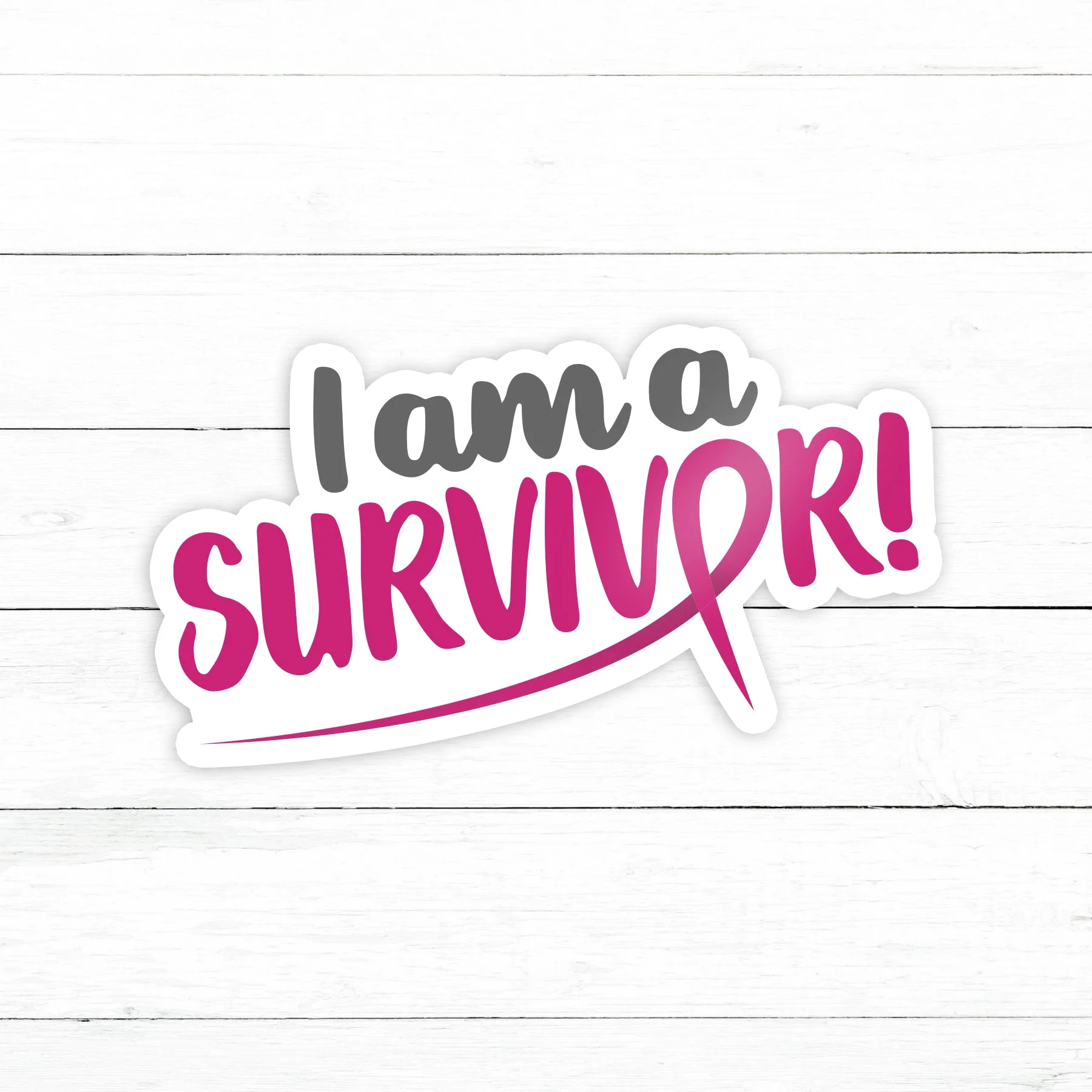 Survivor Sticker | Waterproof Vinyl Decal | 3in