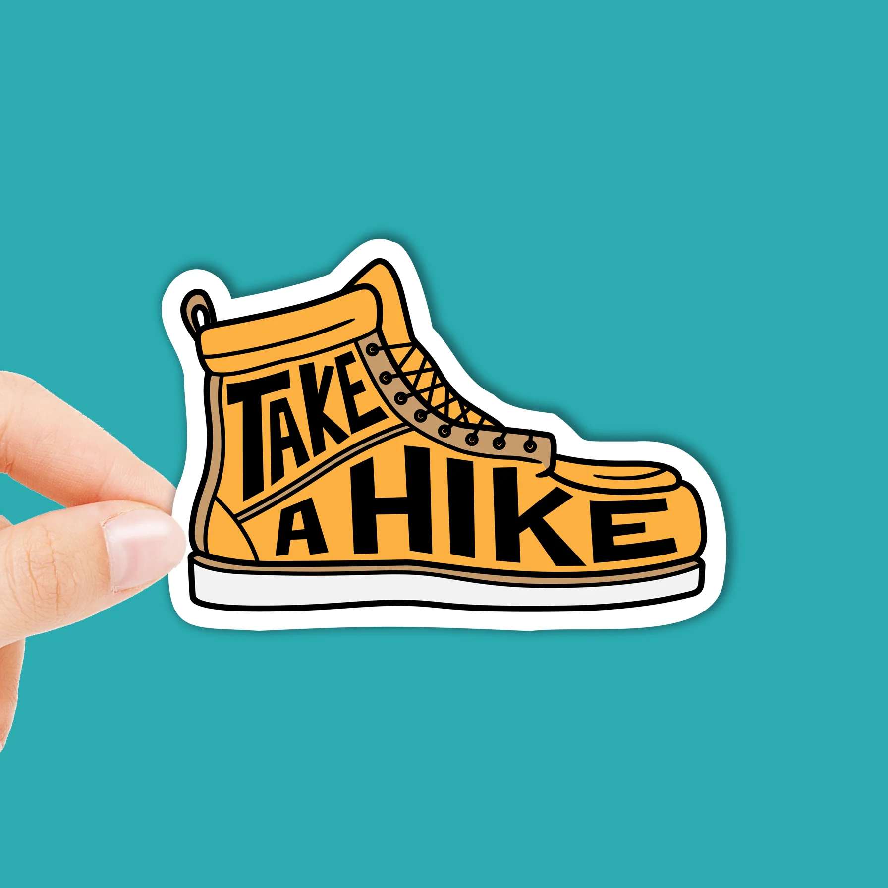 Take a Hike Sticker Decal | Waterproof Vinyl | 3in - Image 2
