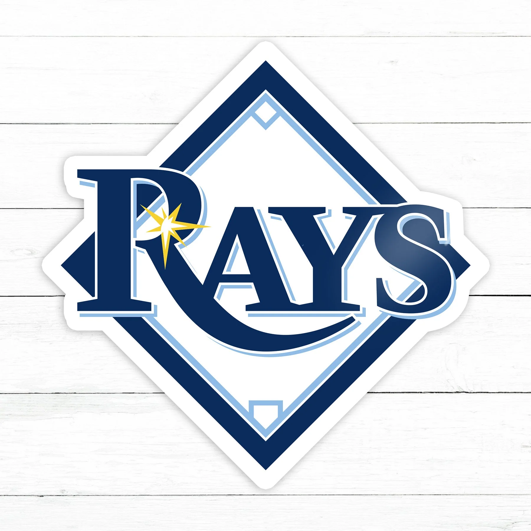 Tampa Bay Rays Sticker | Waterproof Vinyl Decal | 3in