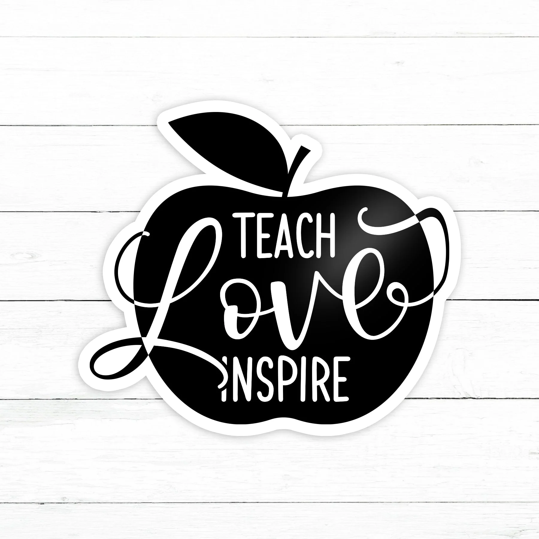 Teach Sticker | Waterproof Vinyl Decal | 3in