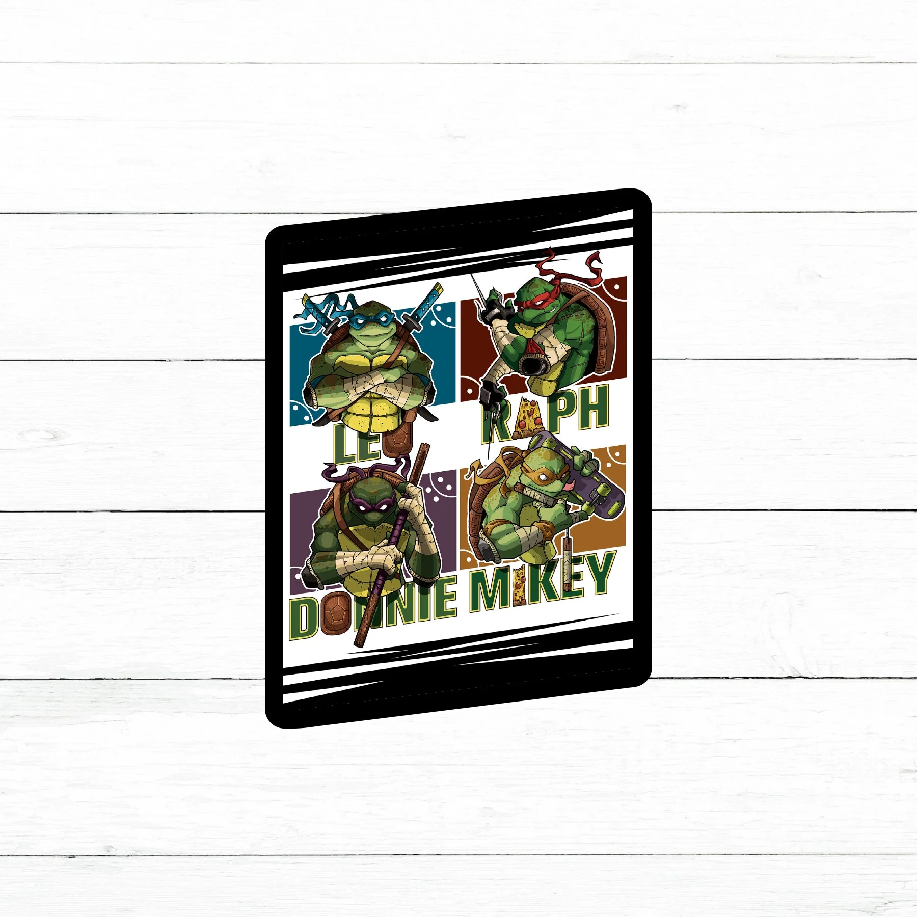TMNT Sticker | Waterproof Vinyl Decal | 3in