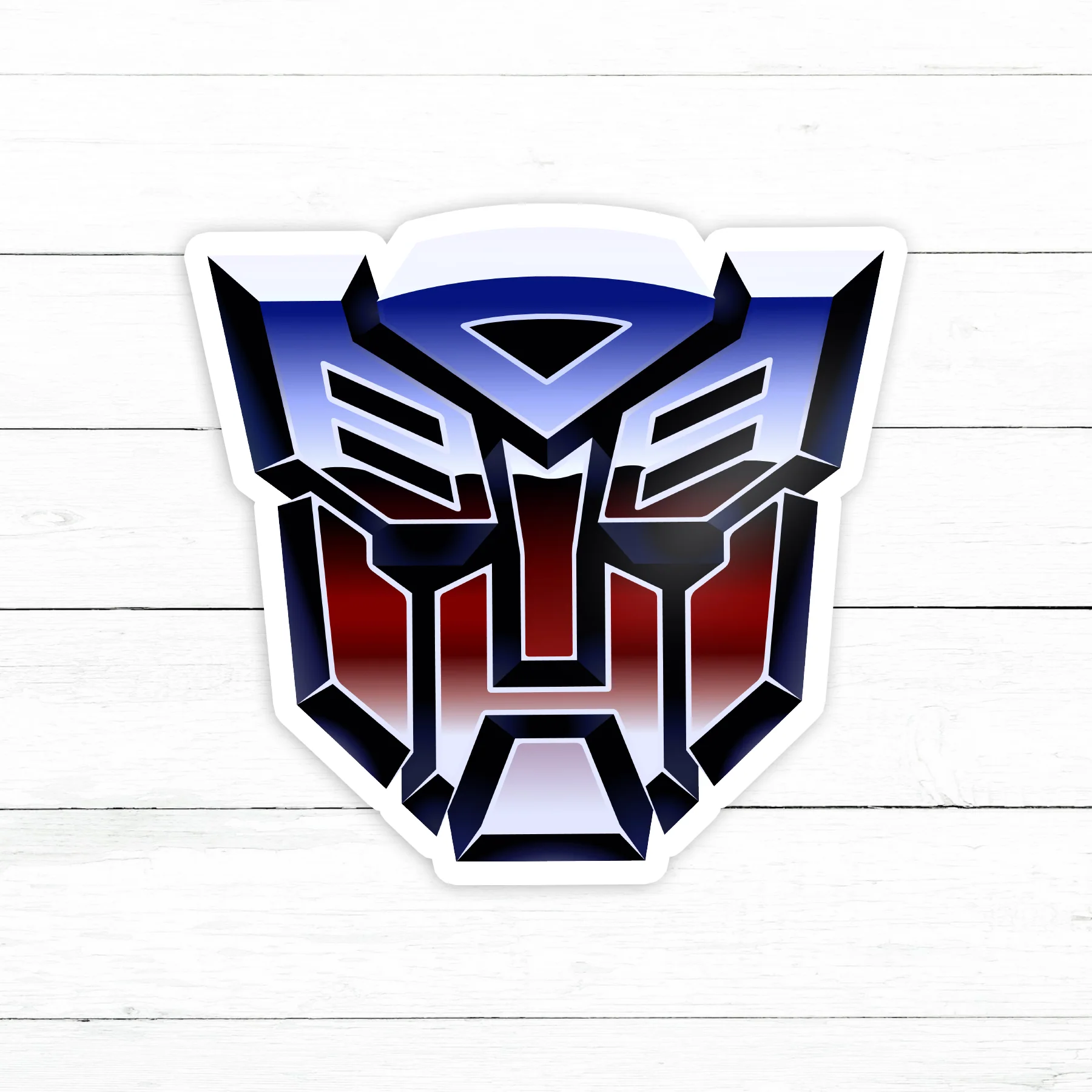 Transformers Sticker | Waterproof Vinyl Decal | 3in