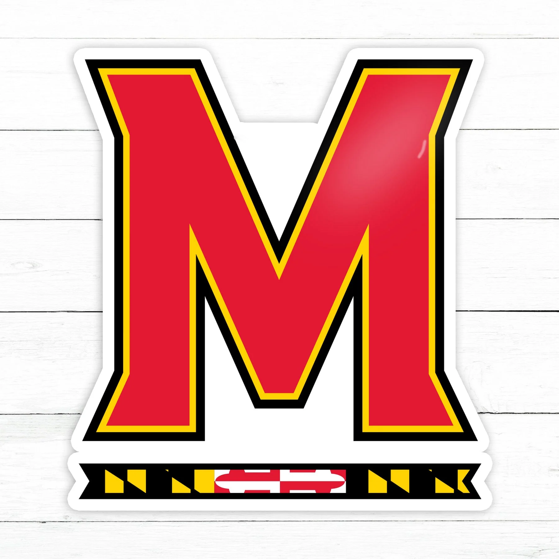 University of Maryland Sticker | Waterproof Vinyl Decal | 3in