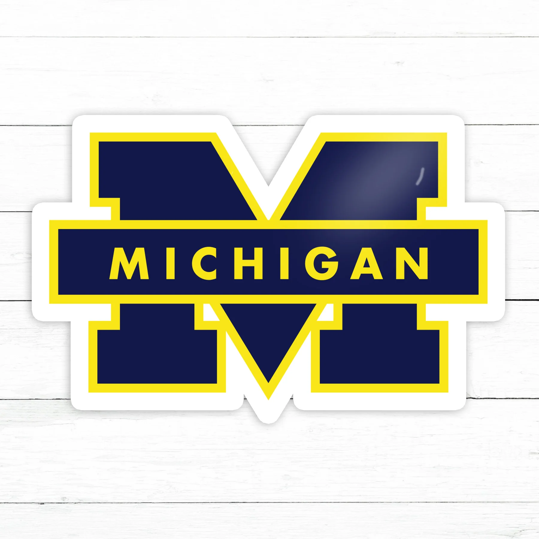 University of Michigan Sticker | Waterproof Vinyl Decal | 3in