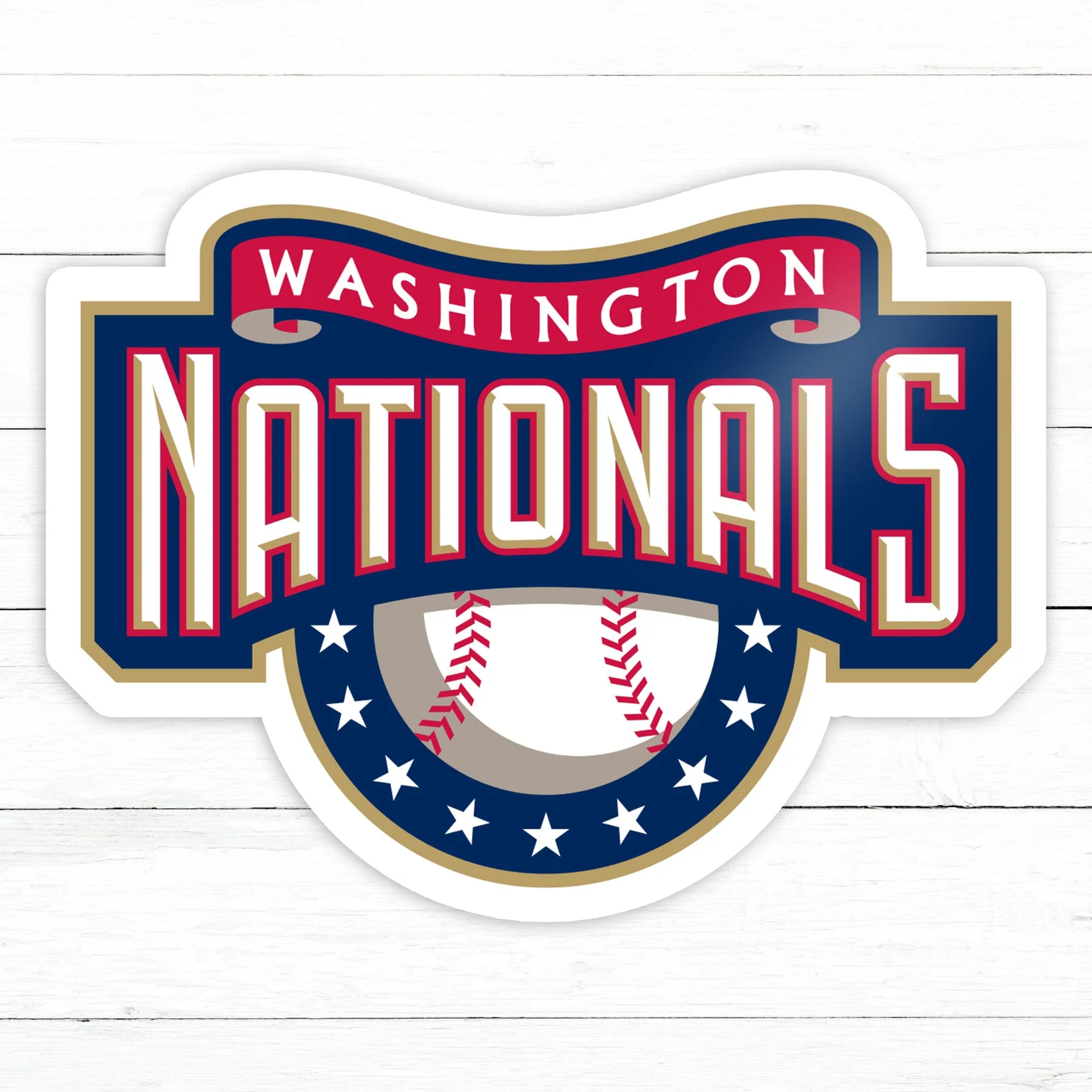 Washington Nationals Sticker | Waterproof Vinyl Decal | 3in